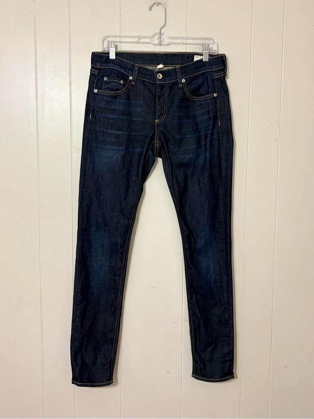 Rag & Bone /JEAN Dre Beverly Dark Wash Low Rise Skinny Jeans Size 27
